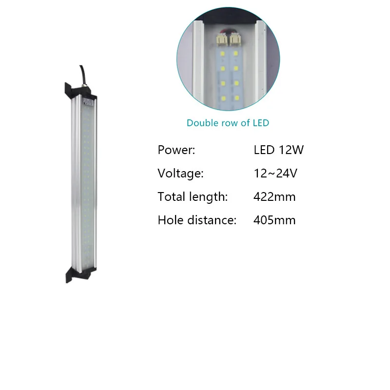 LED 12W 12-24V Светодиодный рабочий свет 220 В Взрывозащищенная лампа cnc автомобильные лампы 8 Вт 10 Вт для гаража склад мастерская швейное освещение машины - Цвет: LED 12W 12-24V