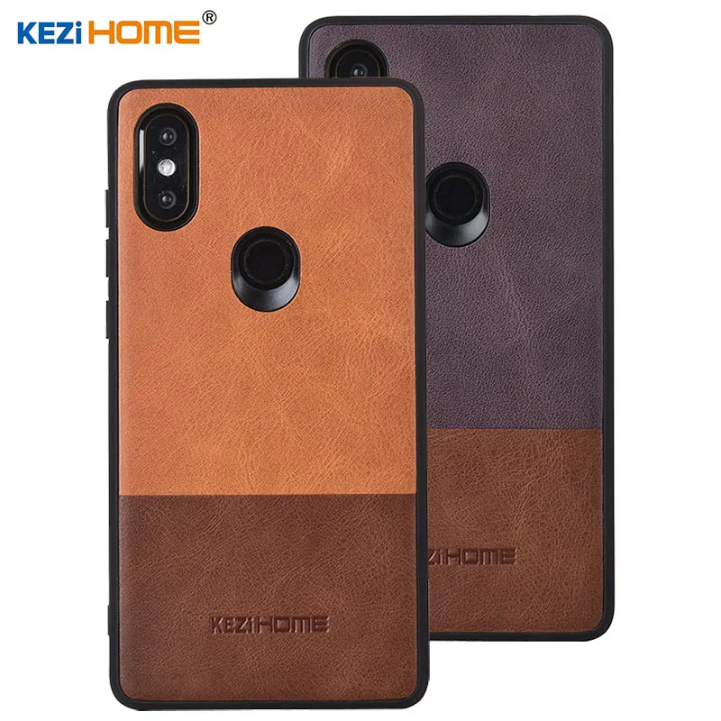 Чехол для Xiaomi Mi Mix 2S KEZiHOME роскошный популярный цвет натуральная кожа силиконовый