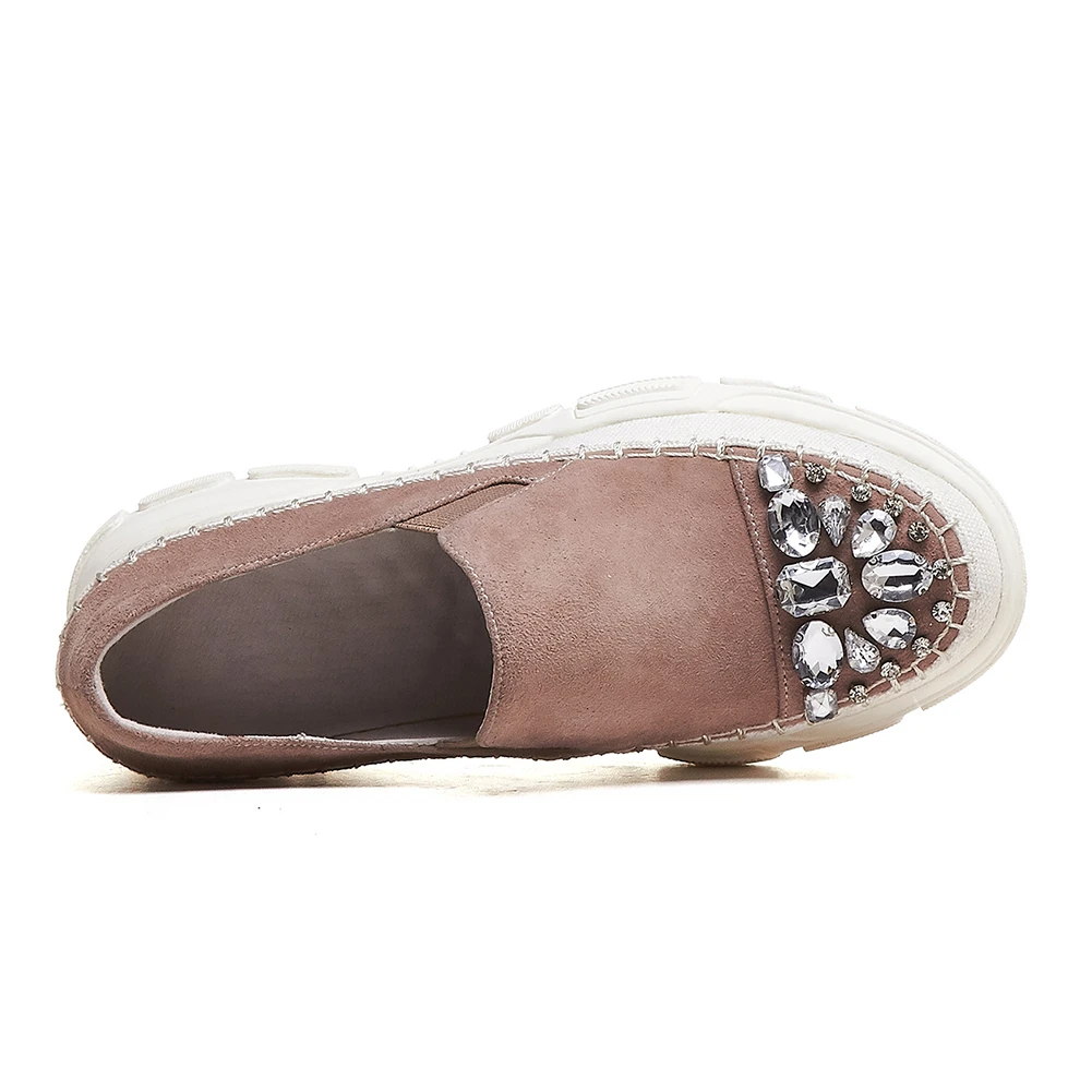 DORATASIA/Новые модные туфли высокого качества женские лодочки замша с эластичными