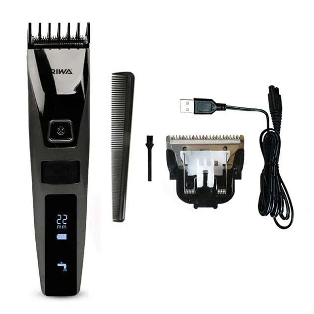 USB Trimmer Blade Riwa водонепроницаемый триммер волос жк-дисплей мужская машинки для стрижки волос аккумуляторная один кусок biuld гребень дизайн k3 - Цвет: USB Trimmer Blade