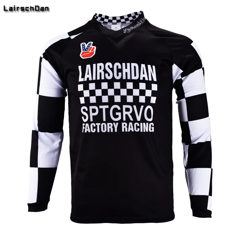 SPTGRVO LairschDan 2019 желтый горные майки DH MTB Лето горный велосипедная футболка Offroad BMX