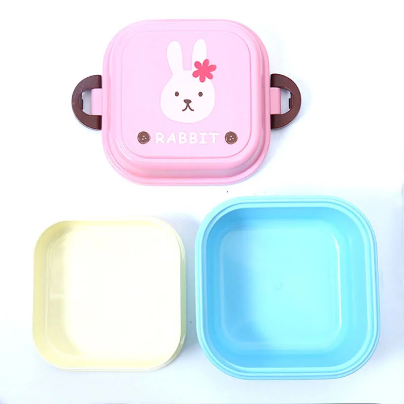 Детские Мультяшные животные Bento Ланч-бокс для закусок контейнер для хранения Ланч-бокс прекрасный подарок для школьников