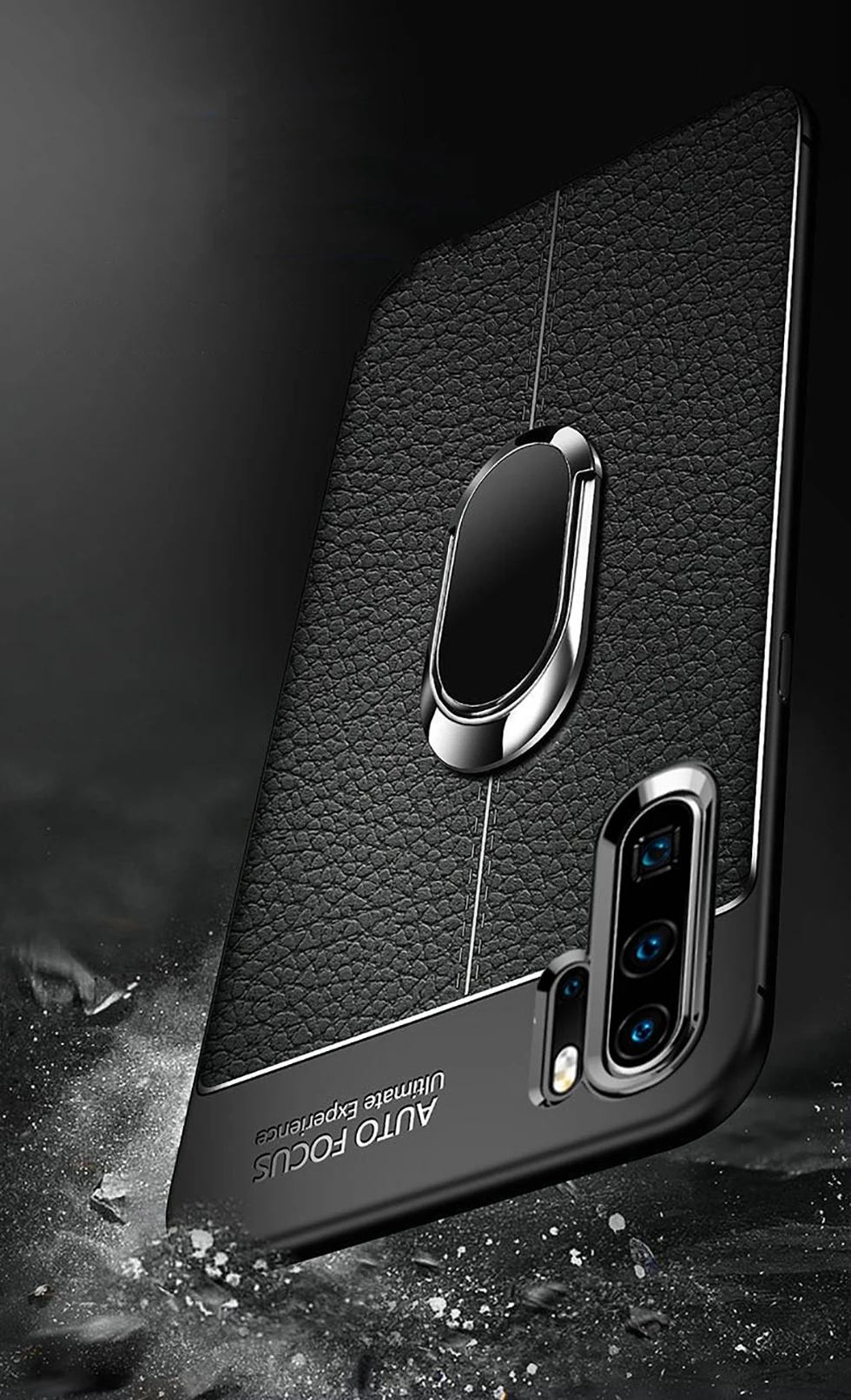 Для huawei P30 Pro автомобильный держатель Магнитный кронштейн Стенд палец кольцо чехол из термопластичного полиуретана для huawei Коврики 20 Pro lite для huawei Nova 4 e крышка