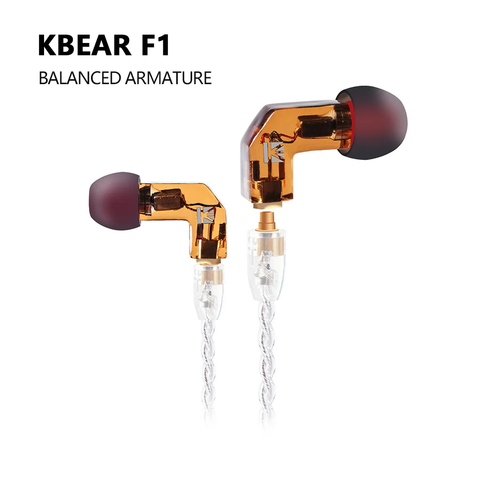 AK KB EAR F1 наушники с сбалансированной арматурой, наушники с басами, DJ, для бега, Спортивная технология, Hi-Fi гарнитура с 3,5 мм MMCX наушниками, KEEAR Opal