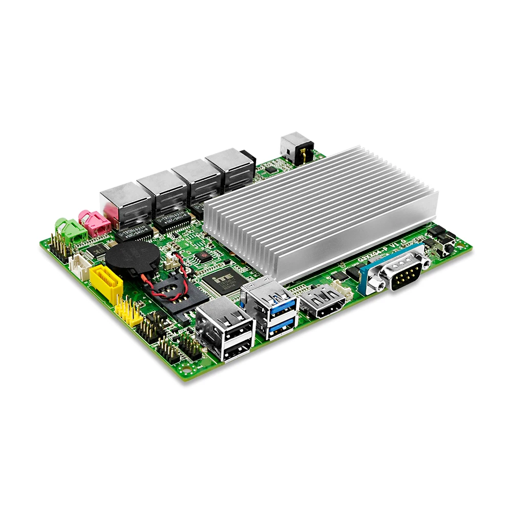 Qotom Мини ПК Core i3 i5 i7 сервер 4 Intel Nics AES-NI linux Ubuntu pfsense шлюз брандмауэр маршрутизатор x86