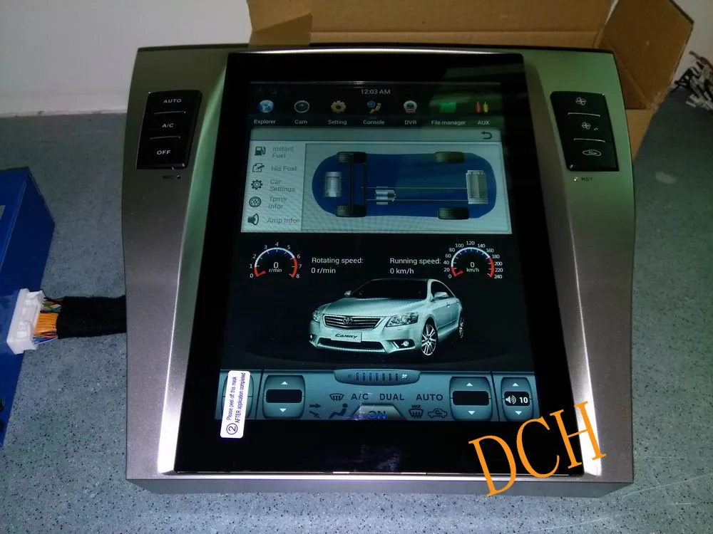 10,4 ''вертикальный экран Tesla стиль Android 8,1 автомобильный DVD gps навигация Радио для Toyota Camry 2006 2007 2008 2009 2010 2011 PX6