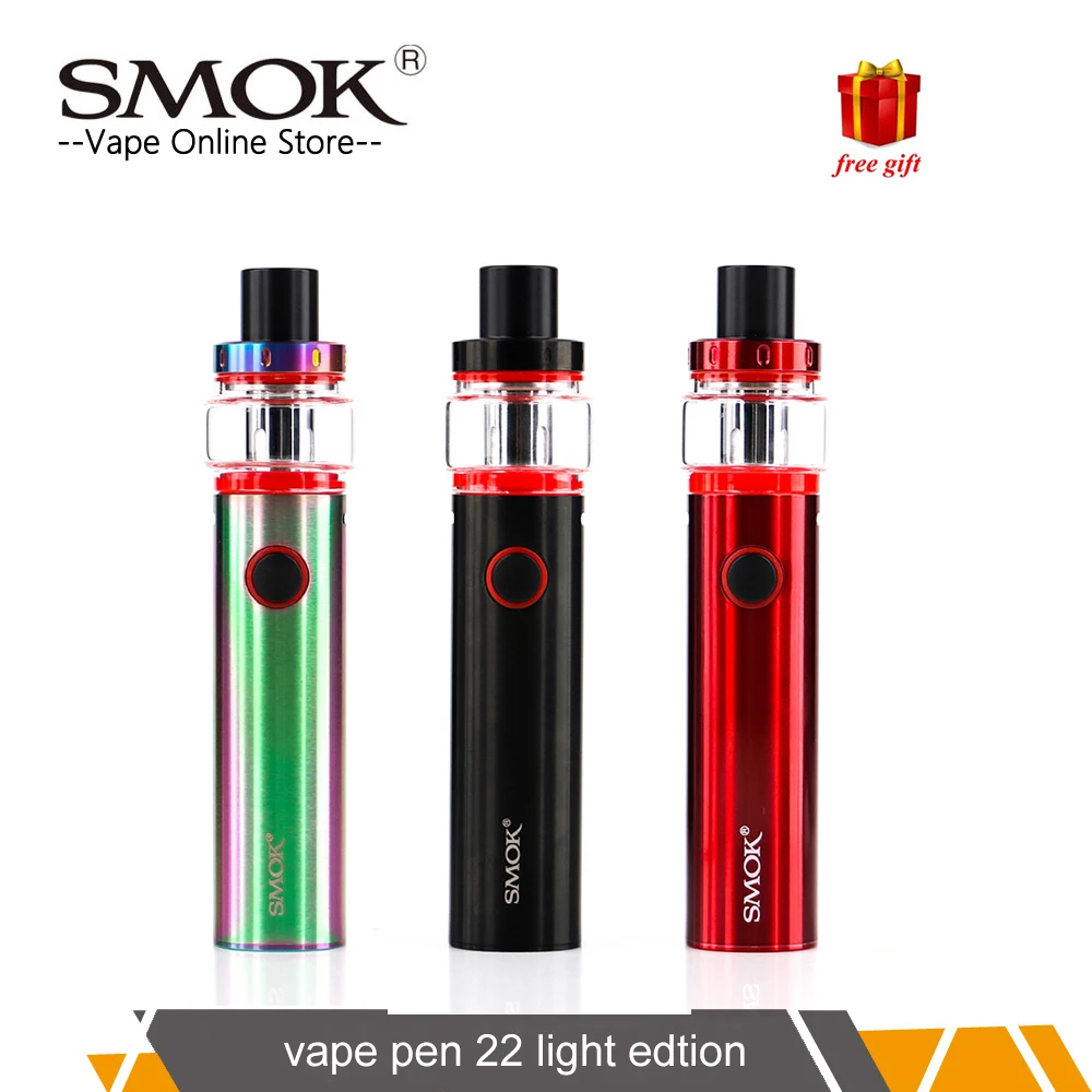 SMOK Vape ручка 22 светильник испаритель с 1650 мАч 4 мл распылитель электронная