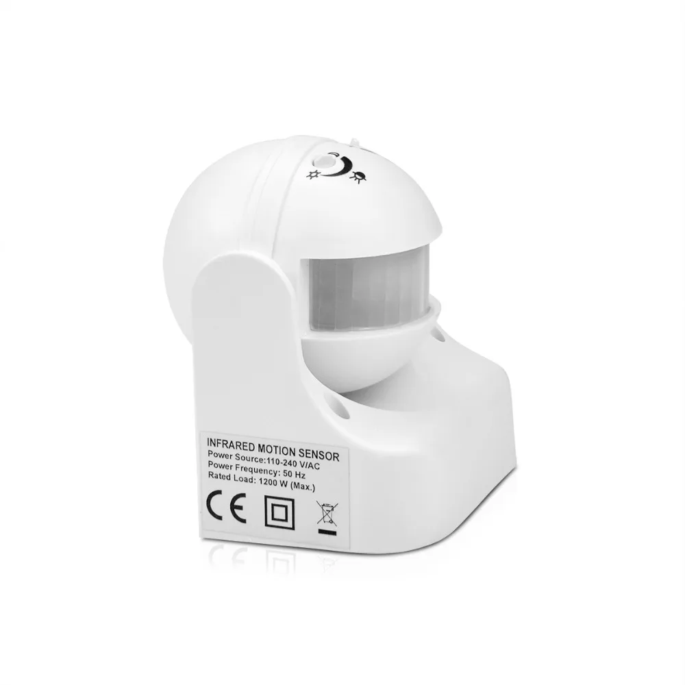 Высокая чувствительность 180 градусов Φ переключатель 110 В 240 DIY Smart Security LED light Motion