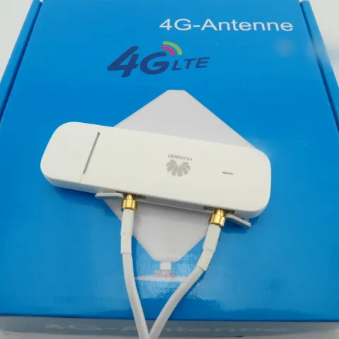 HUAWEI E3372H-607 мобильный широкополосный ключ USB STICK LTE 3G 4G 150Mb + 2X CRC9 антенна | Компьютеры