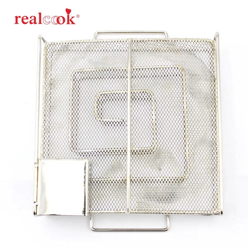 Квадратный дымовой генератор Realcook 7 08 дюйма для угля барбекю холодного курения