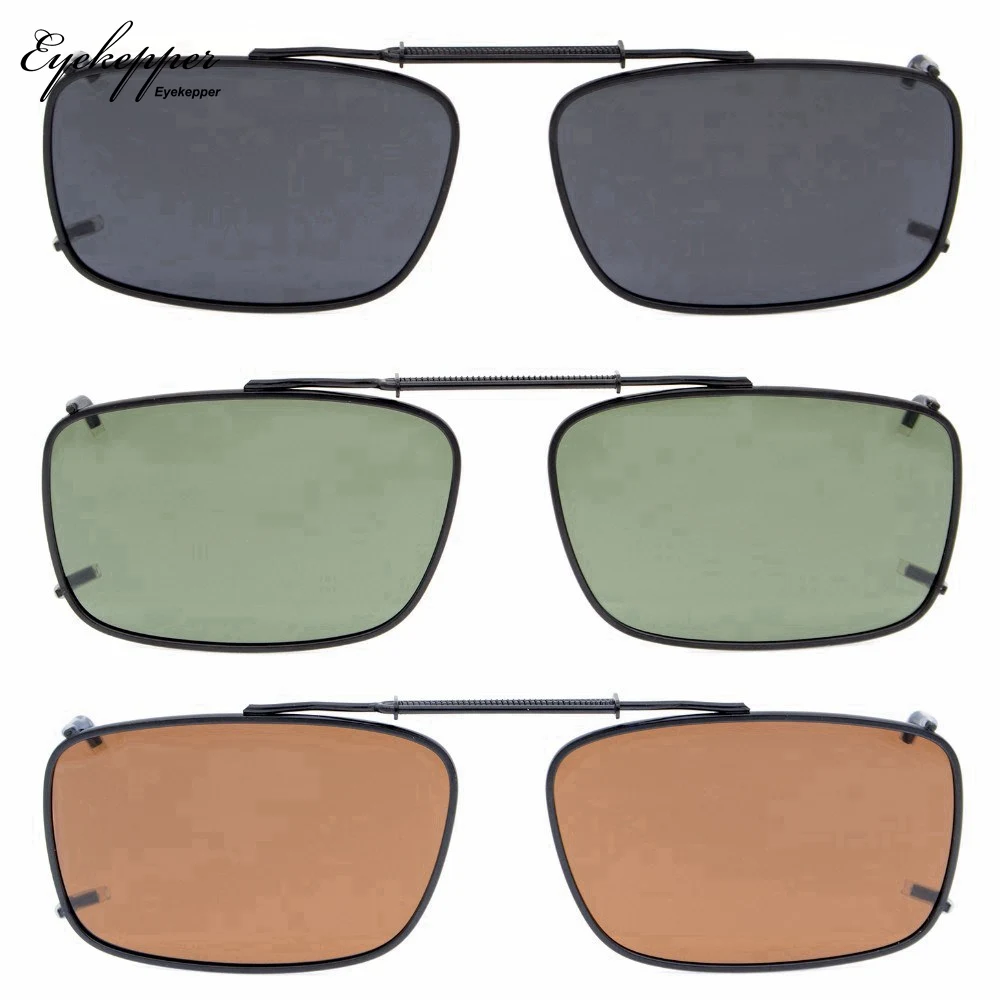 C61 Mix Eyekepper серый/коричневый/G15 линзы 3-pack клип на поляризованные солнцезащитные