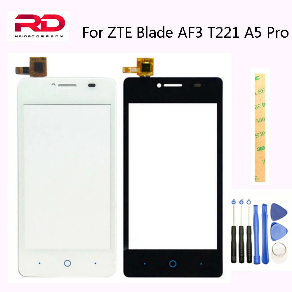 AF3 сенсорный дигитайзер сенсор для ZTE Blade T221 A5 Pro экран стекло Переднее +