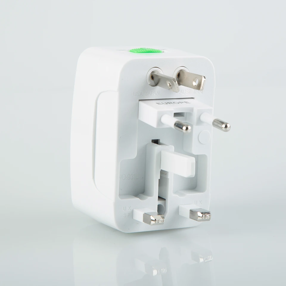 Standing Style Portable White Universal Travel Plug Adapter Changeover All-In-One Power Adaptor Charger | Обустройство дома