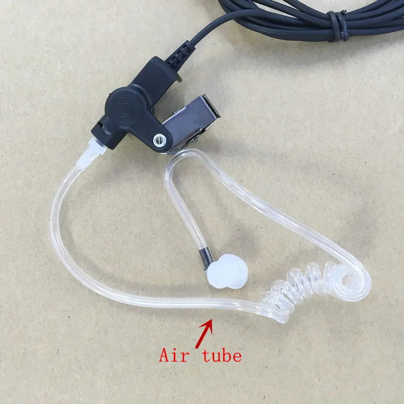 Длинные большие PTT Air Tube наушники для Motorola APX4000 APX2000 APX6000 XPR6300 DP4800 DP3400 MTP6550 XIR P8200 P8268