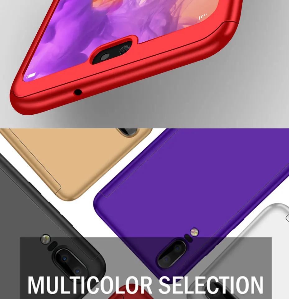 360 чехол для Huawei Honor 7A 7C 8 8A 8X9 10 Lite, защитный чехол для Huawei P Samrt Y6 Y7 Y9