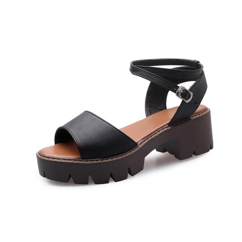 Женские босоножки на платформе YMECHIC повседневные сандалии в стиле панк готика