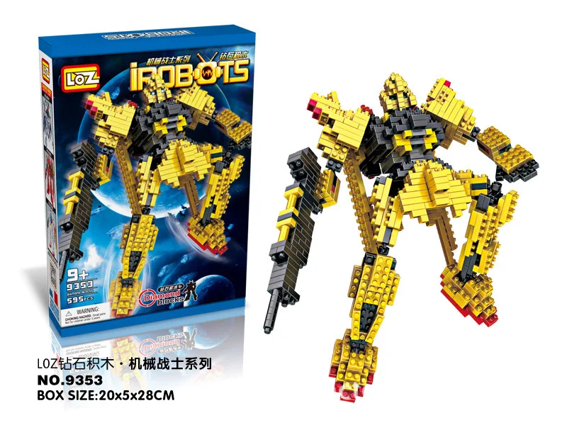 Новый Средний Размеры воина гундама фигурку модель алмазов строительные