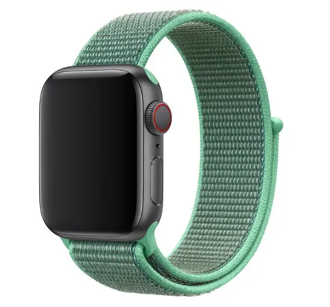 Светильник со светоотражающим браслетом, спортивный ремешок для Apple Watch, ремешок 44 мм, 42 мм, 40 мм, 38 мм, тканый нейлоновый ремешок для iwatch, серия 4/3/2/1