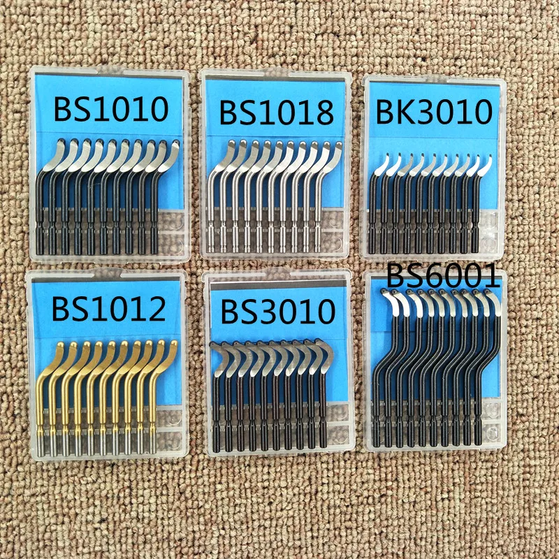 Высококачественная пластиковая ручка для заусенцев с 10 лезвиями BS1010/BS1018 BS3010 BS1012