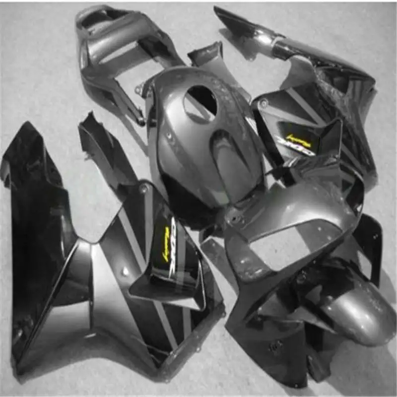 

Серый черный полный комплект обтекателя Для CBR600RR 03 04 CBR 600RR CBR600 RR 2003 2004 2003-2004 ABS пластик