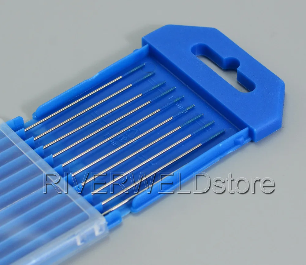 

2% Lanthanated TIG сварочный вольфрамовый электрод WL20 Небесно-Голубой 1,0x175 мм и 0,040*7 "Tig Rod 10PK