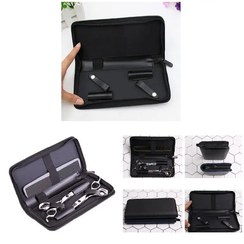 Профессиональный парикмахерский салон ножницы сумка PU для кожи чехол держатель