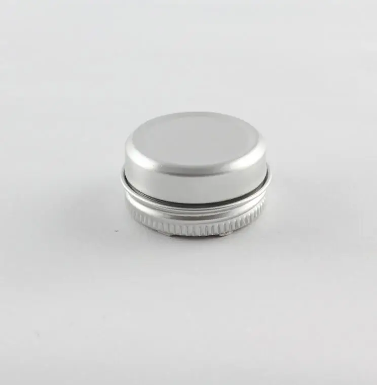 

Wholesale 10g empty aluminium cream jars with screw lid,10ml aluminum tins, aluminum lip balm container