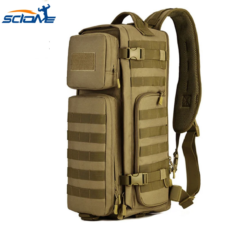 Outdoor Tactical Military Backpack Camping Hiking Bag for Man Camouflage Travel Sling Hunting Fishing Shoulder Bags Molle Bag