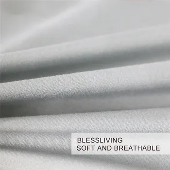 BlessLiving Marble Bedding Modern Geometric Comforter Cover 3 Pieces Golden Gray Home Textiles Luxury Bed Set Dropshipping 2