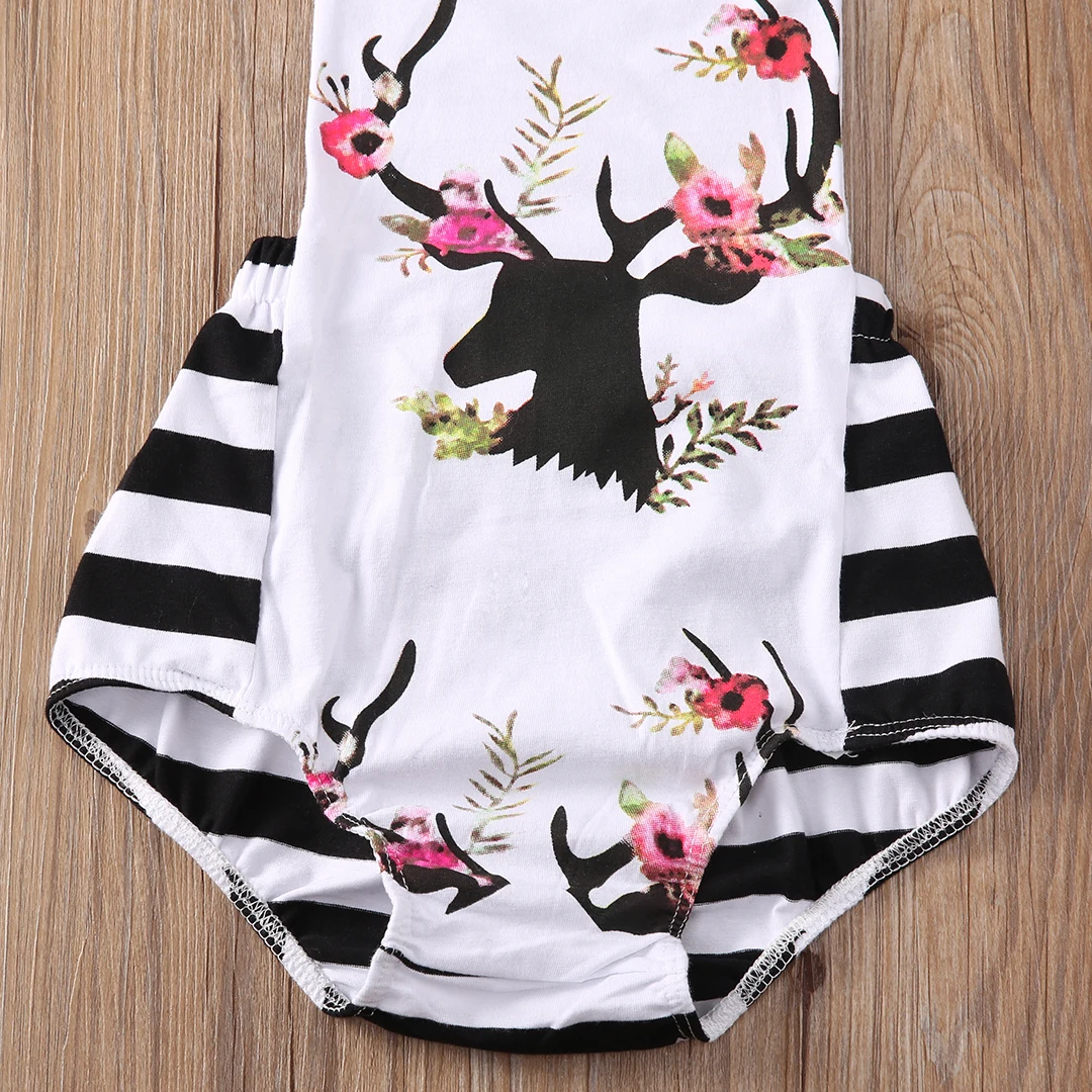 Спортивный комбинезон для новорожденных девочек хлопковая одежда без рукавов с