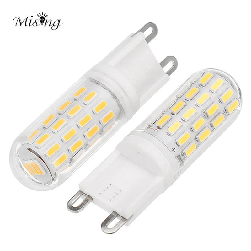 Mising G9 2 5 W 4014SMD Светодиодная лампа 52 светодиода постоянного тока AC100 240V|led lamp|led light