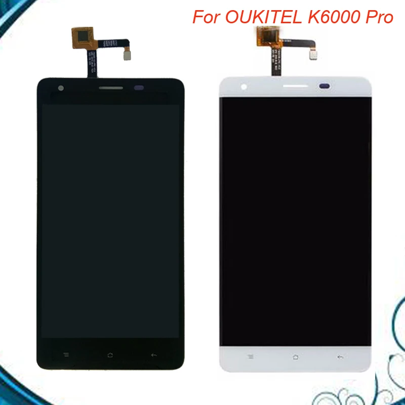 5 шт./лот для Oukitel K6000 Pro 100% новый ЖК дисплей и TP кодирующий преобразователь