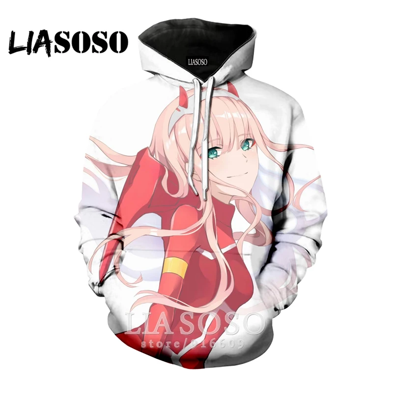 17 3D принт для женщин мужчин аниме, Мужская Harajuku Толстовка DARLING в FRANXX Zero два толстовки уличная Модная рубашка E779 - Цвет: 17
