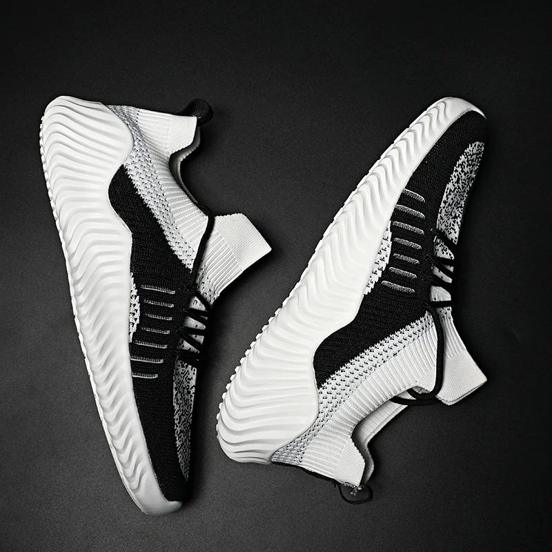 Sneakers Men Shoes 2019 Flyknit Breathable Casual Male Footwear Light Big Size Tenis Masculino Adulto Support Dropshipping 39-46 | Обувь