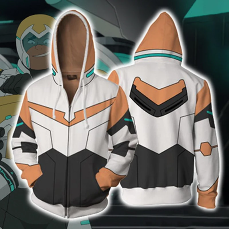 Voltron: Легендарный Защитник 3d толстовки Shiro/Keith/hunk/Pidge/принцесса аллура Косплей