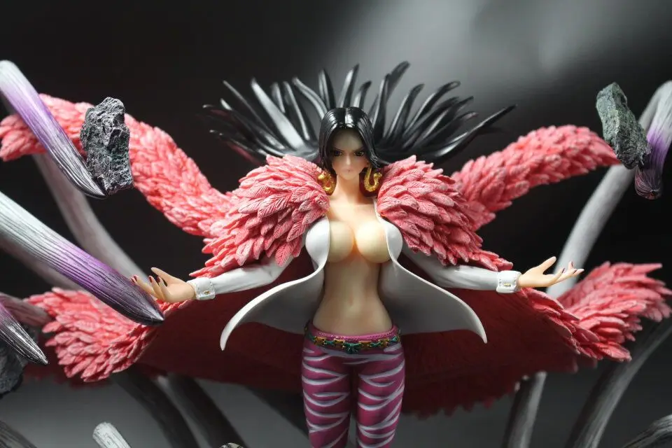 Модели фанатов одна деталь 33 см donquixote doflamingo женская версия gk смола статуя contian 2 Головы Фигурка для коллекции