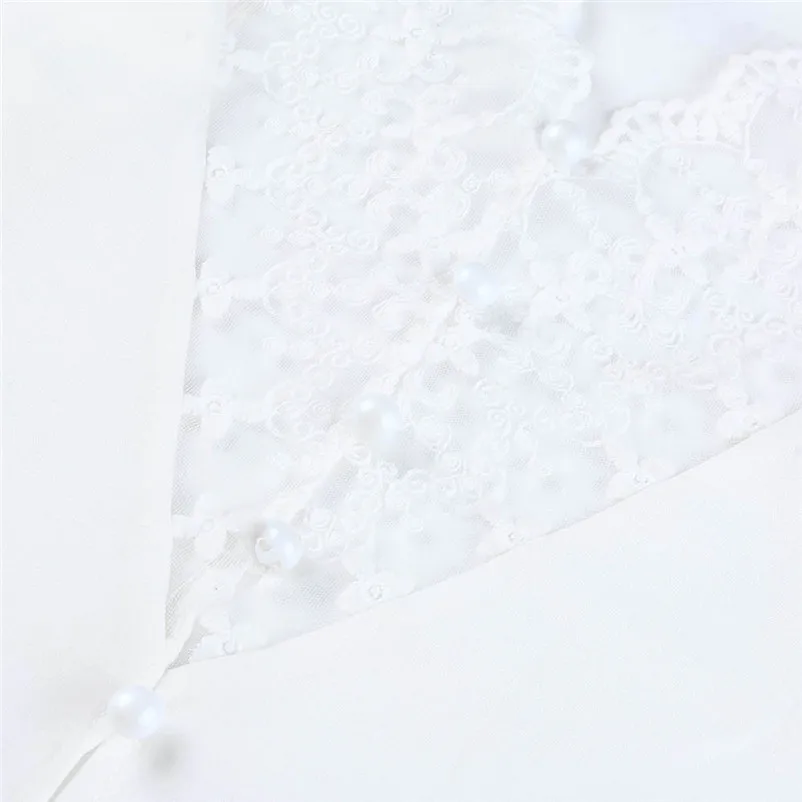 

Fashion womens tops and blouses summer 2019 Sexy Lace Short Sleeve Shirt V Neck Chiffon Tops Backless Blouse camicette Y25#N