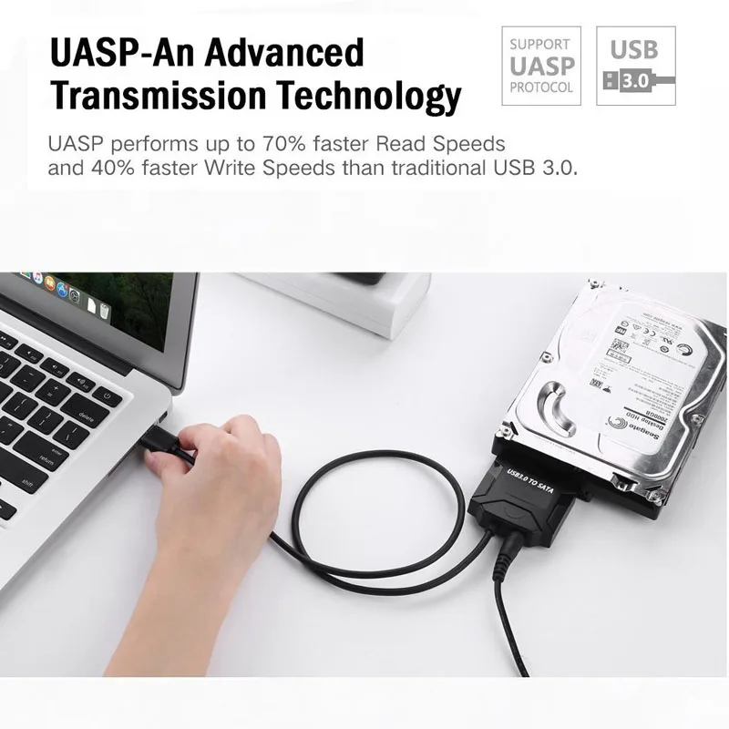 Кабель переходник Sata с USB 3 0 на 2 5 дюйма|usb 3.0 to sata|cable usb 3.0sata converter |