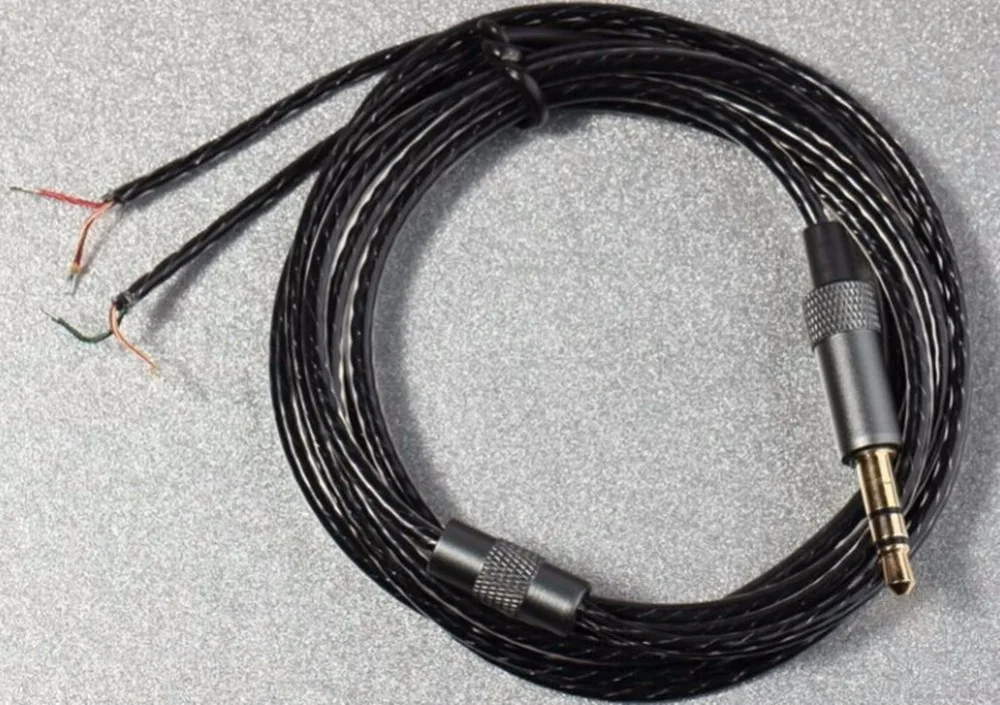 Обновленная линия наушников HI FI DIY сменный аудио кабель техобслуживания шнур