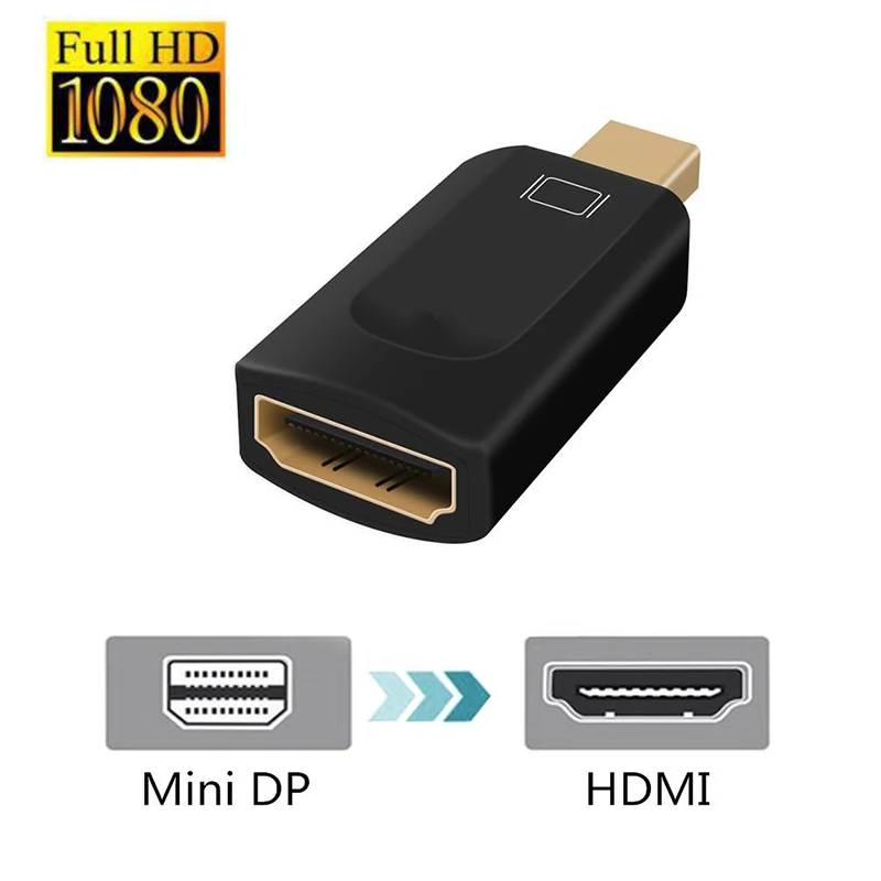 Новинка 2017 г. переходник Mini DisplayPort DP-HDMI кабель штекер Thunderbolt-гнездо конвертер HDMI