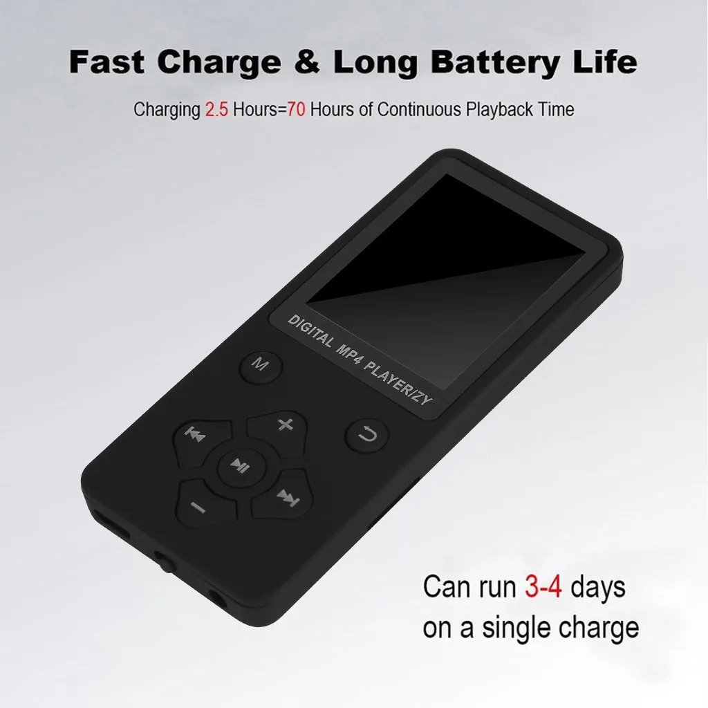 MP3 плеер HiFi портативный bluetooth цветной экран fm радио видео игры кино музыка