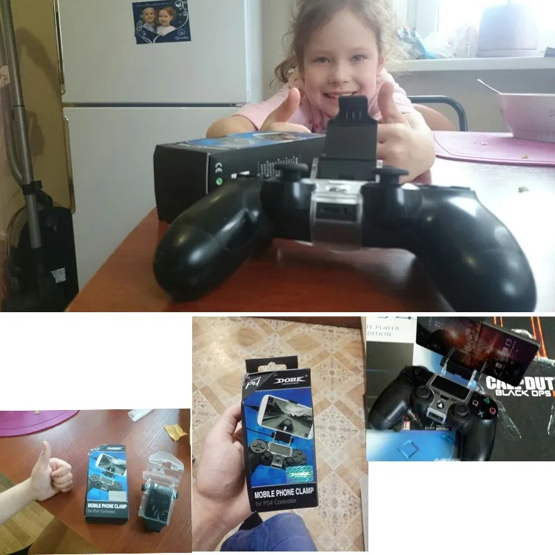 180 градусов Регулируемый зажим для телефона крепление Sony Playstation 4 контроллер Samsung
