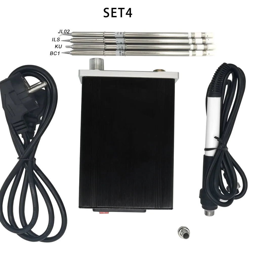 QUICKO T12 STM32 OLED паяльная станция V3.1/1,3 дисплей цифровой контроллер температуры электронная CNC панель с гравировкой