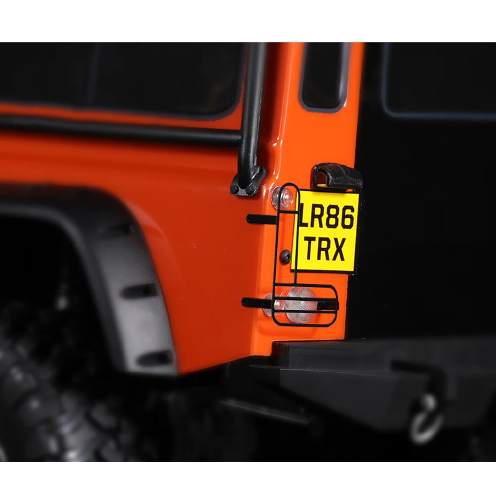 Injora 2 шт Metal металлический задний фонарь крышка для 1/10 RC Гусеничный TRAXXAS TRX4 корпус частей