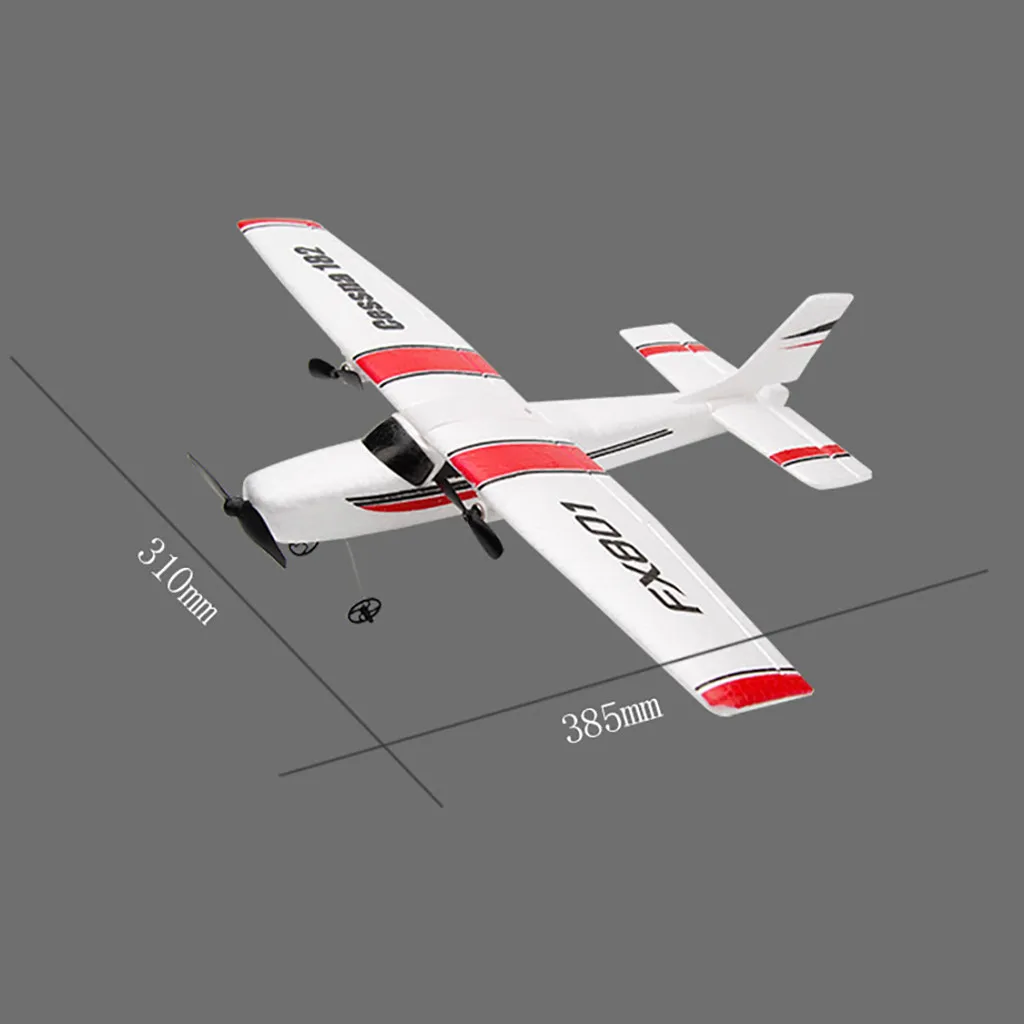 EPP foam 450 mAh large capacity aircraft battery FX-801 2.4G radio control 2CH RC aircraft drone glider outdoor toys