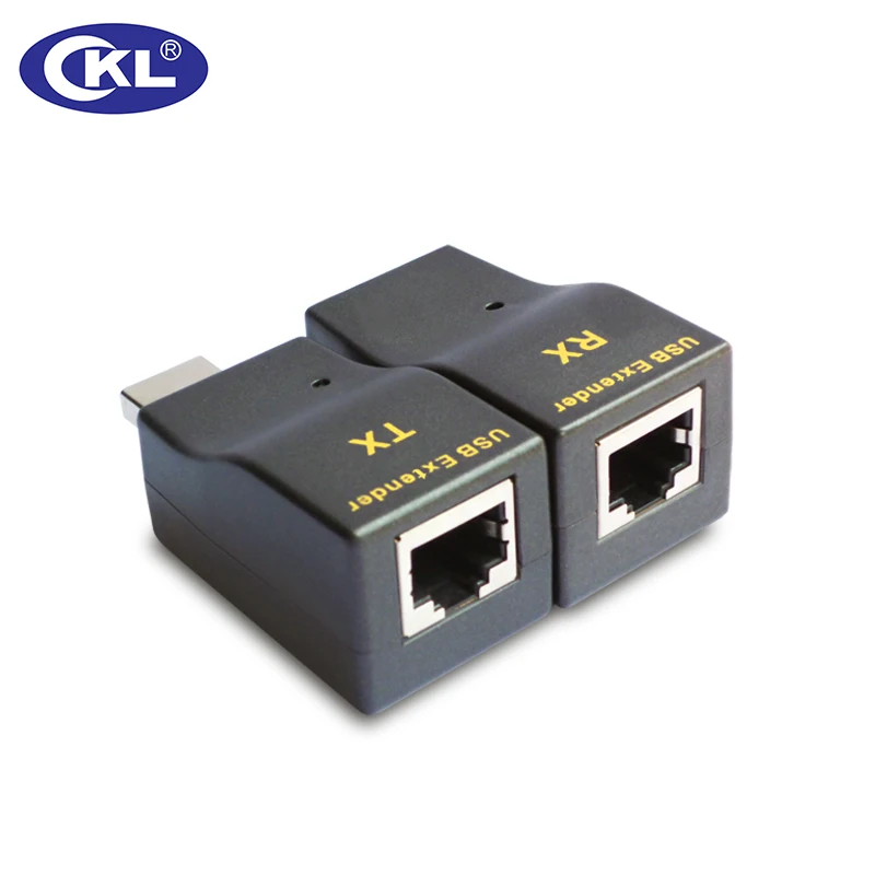 Оптовая продажа 100 компл./лот CKL-50U 50 метров 164 футов USB удлинитель по CAT5/CAT5E/CAT6 STP