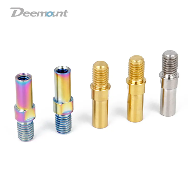 Deemount 2 шт. велосипедный v-образный тормоз Ti Posts M8/M10* 1,25 M10* 1,25 MTB BMX тормоз титановая база шпильки болты сервис части шаг 1,25 мм