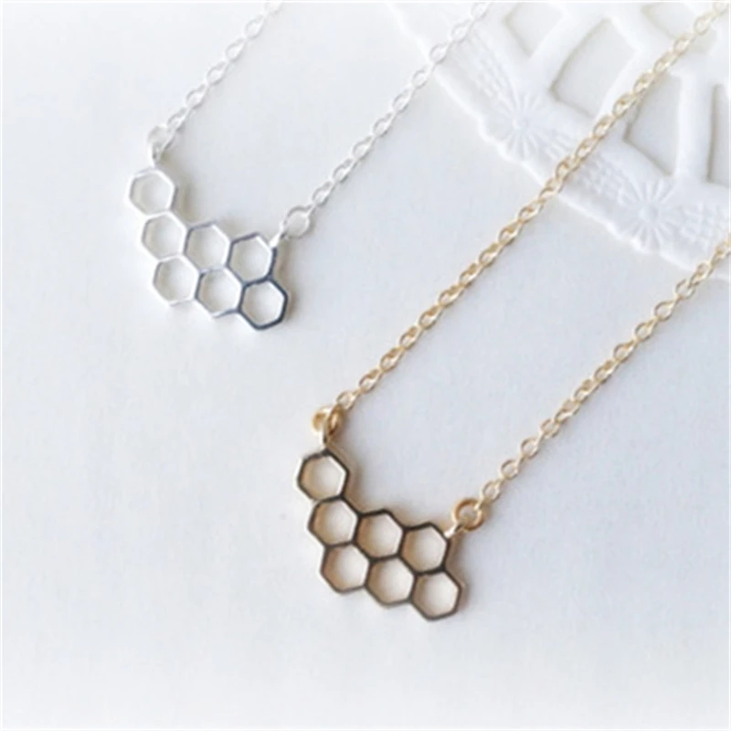 2017 модные ювелирные изделия уникальная подвеска в виде сот Милая соты