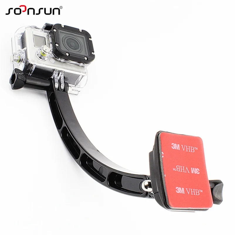 Удлинительный кронштейн для шлема SOONSUN аксессуары + изогнутый клей комплект GoPro