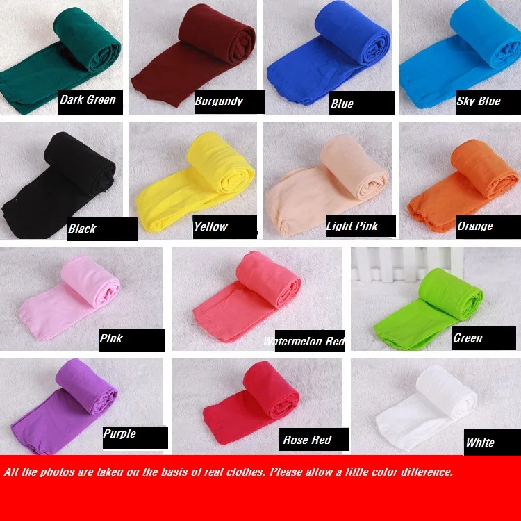 Колготки для девочек однотонные бархатные леггинсы балетные штаны детей Летняя